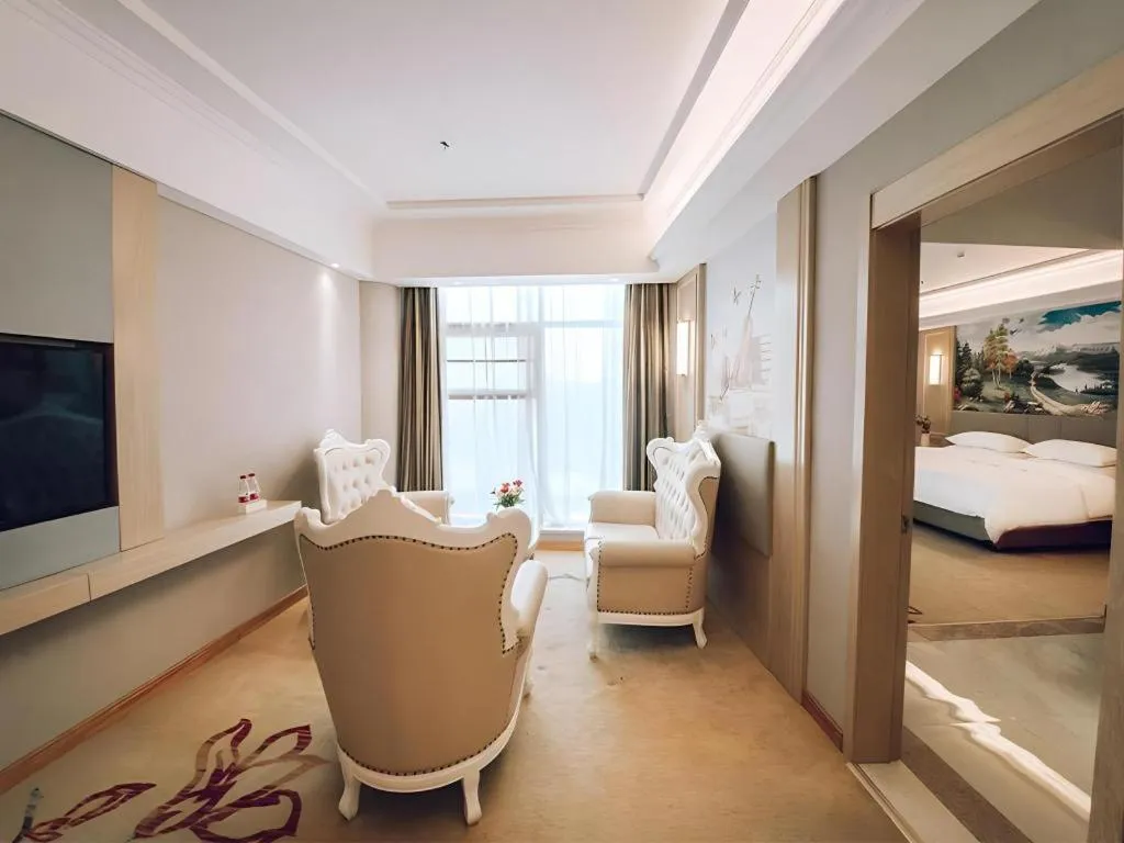 Bed in Vienna Hotel Shandong Linyi Mengyin