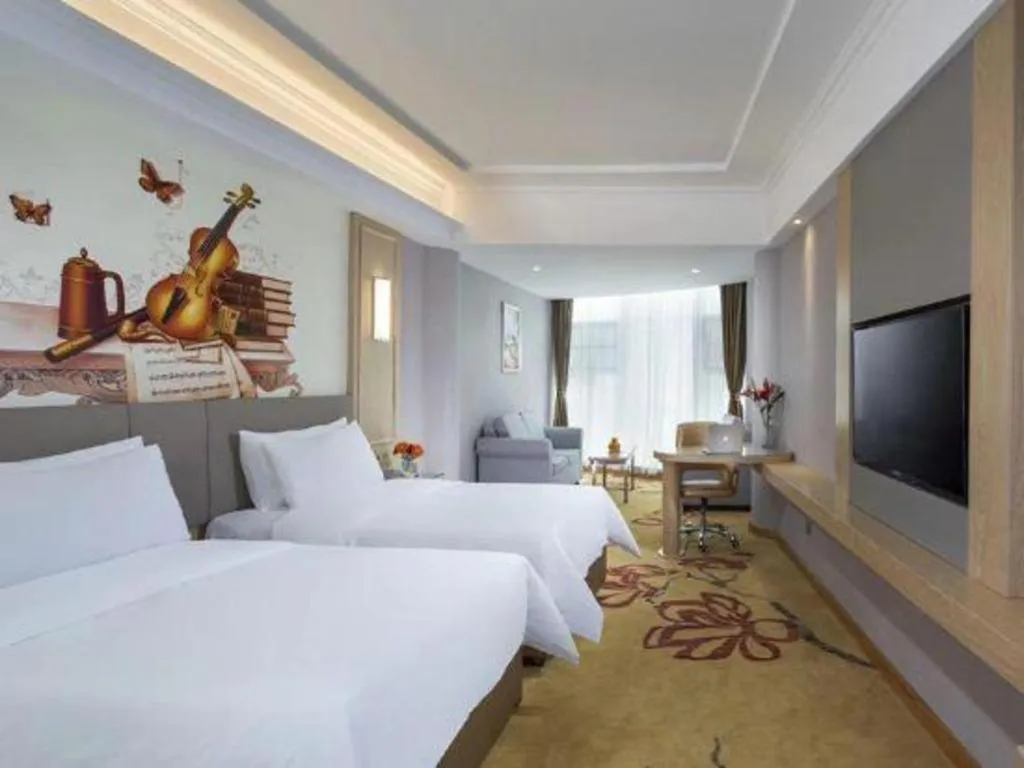 Bed in Vienna Hotel Shandong Linyi Mengyin