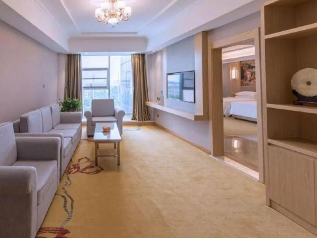 Bed in Vienna Hotel Shandong Linyi Mengyin