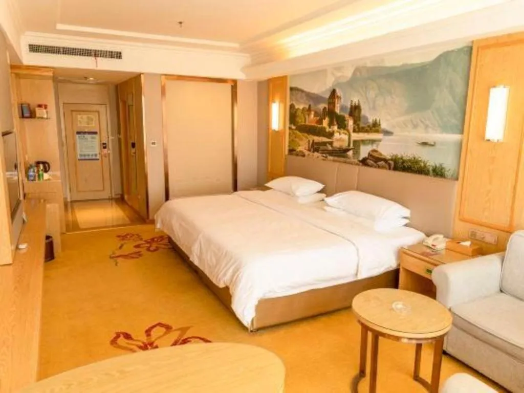 Bed in Vienna Hotel Shandong Linyi Mengyin