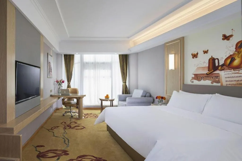 Bed in Vienna Hotel Shandong Linyi Mengyin