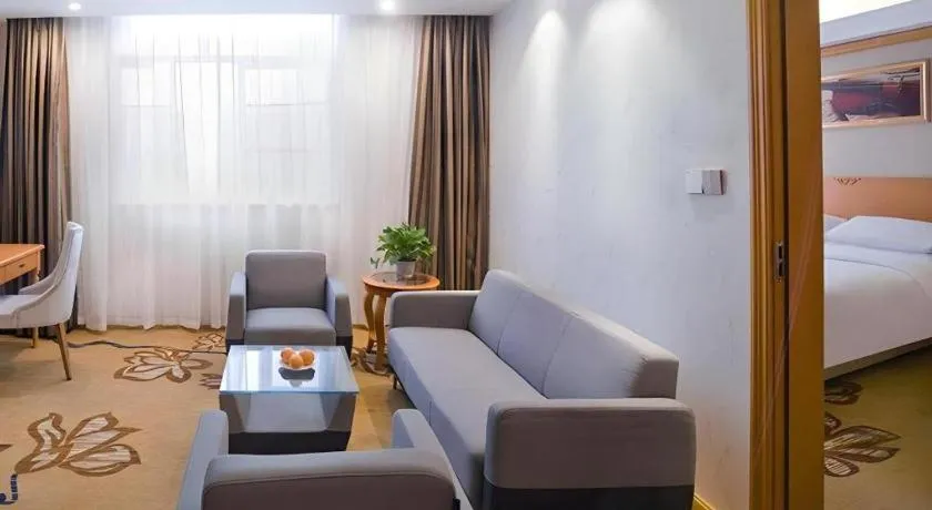 Bed in Vienna Hotel Hubei Enshi Railway Station