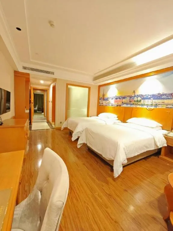 Bed in Vienna Hotel Hubei Enshi Railway Station