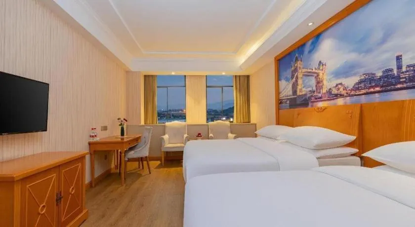 Bed in Vienna Hotel Hubei Enshi Railway Station