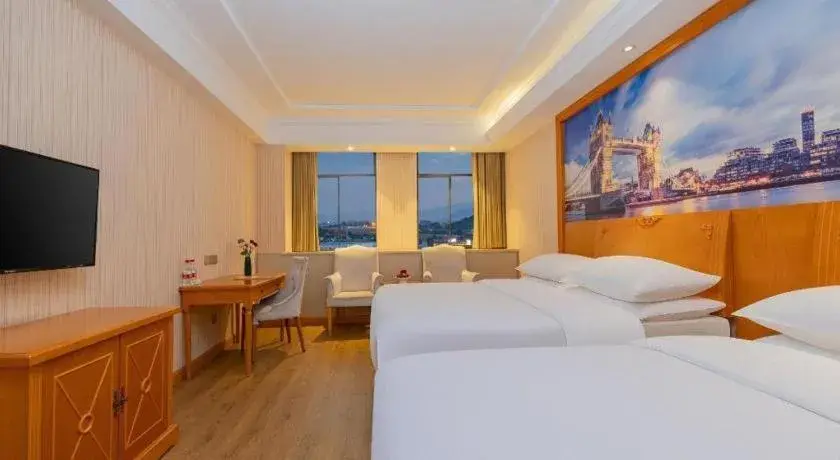 Bed in Vienna Hotel Hubei Enshi Railway Station Bed in Vienna Hotel Hubei Enshi Railway Station