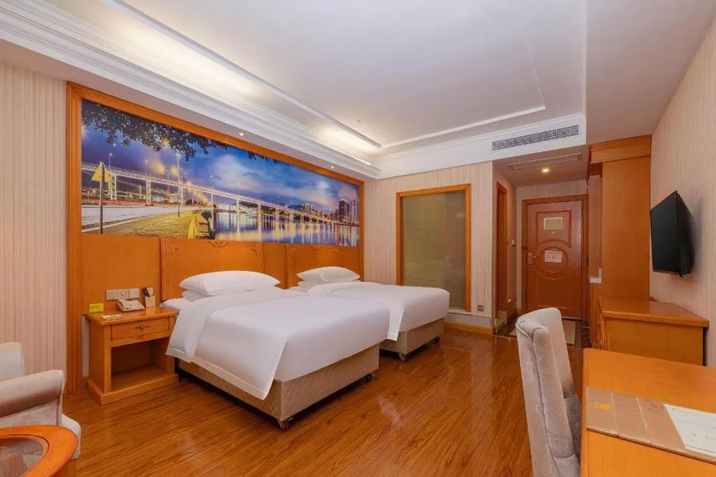 Bed in Vienna Hotel Hubei Enshi Railway Station