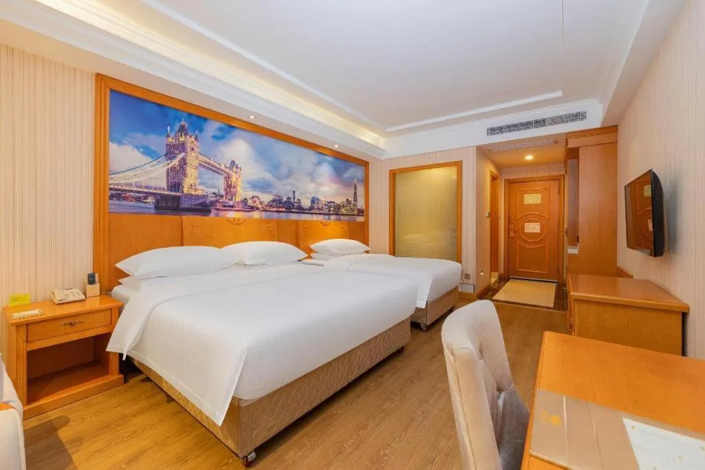 Bed in Vienna Hotel Hubei Enshi Railway Station