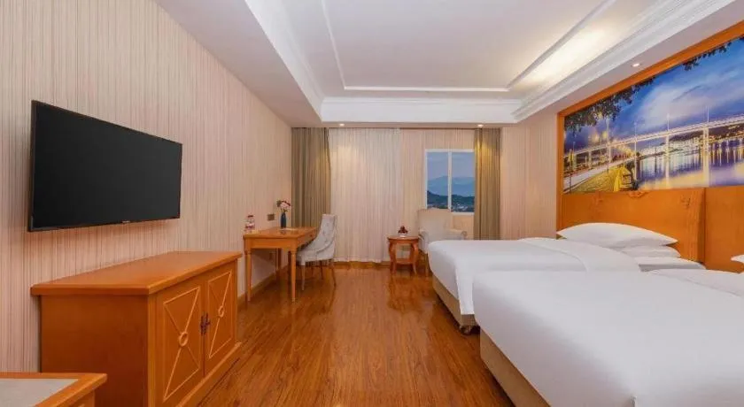 Bed in Vienna Hotel Hubei Enshi Railway Station