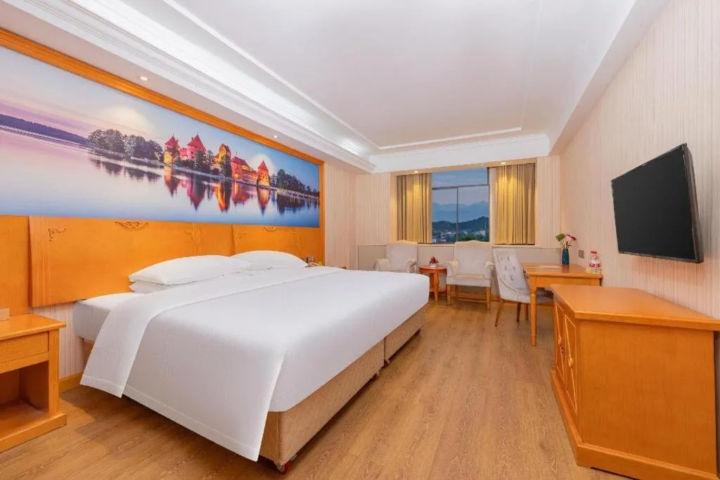 Bed in Vienna Hotel Hubei Enshi Railway Station