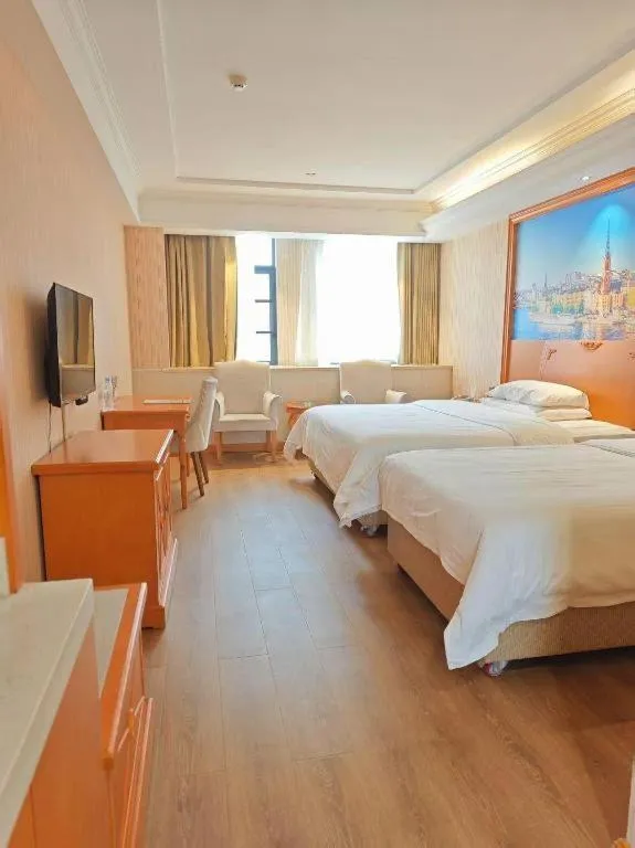 Bed in Vienna Hotel Hubei Enshi Railway Station