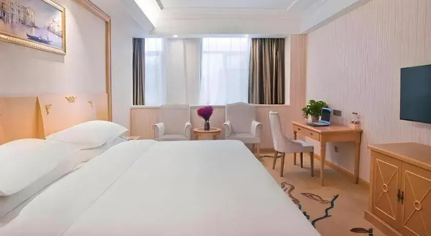 Bed in Vienna Hotel Hubei Enshi Railway Station Bed in Vienna Hotel Hubei Enshi Railway Station