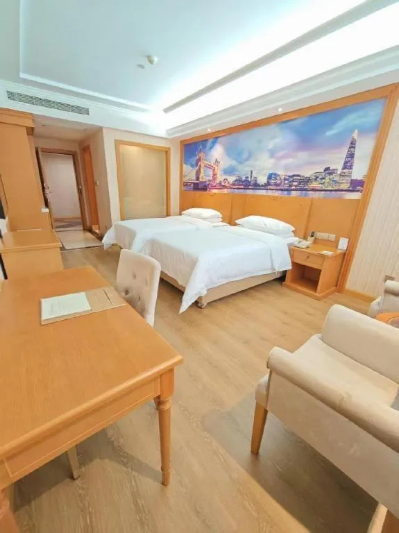 Bed in Vienna Hotel Hubei Enshi Railway Station
