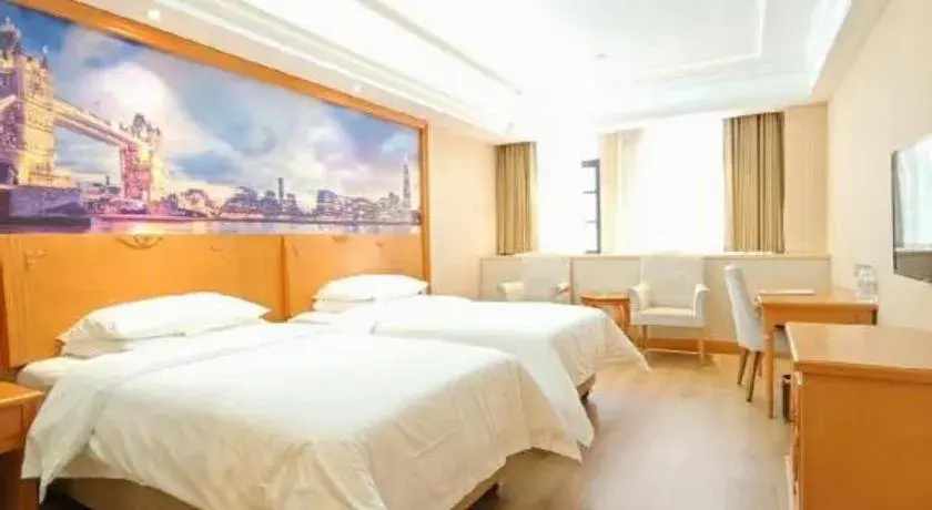 Bed in Vienna Hotel Hubei Enshi Railway Station Bed in Vienna Hotel Hubei Enshi Railway Station