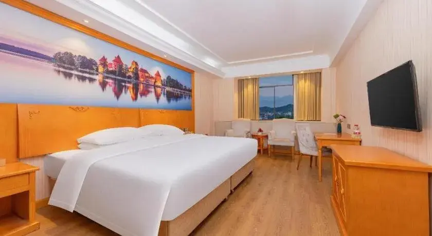 Bed in Vienna Hotel Hubei Enshi Railway Station Bed in Vienna Hotel Hubei Enshi Railway Station