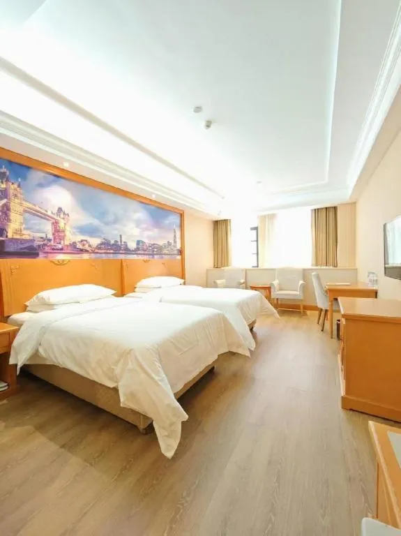 Bed in Vienna Hotel Hubei Enshi Railway Station