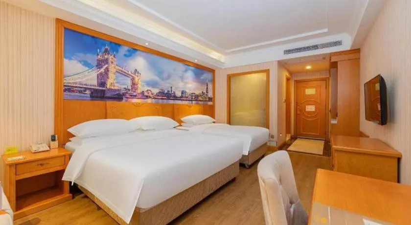 Bed in Vienna Hotel Hubei Enshi Railway Station