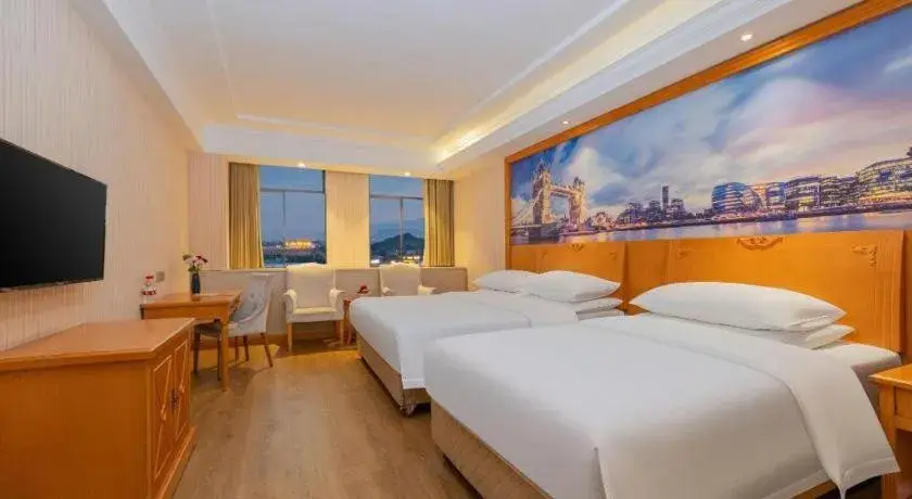 Bed in Vienna Hotel Hubei Enshi Railway Station Bed in Vienna Hotel Hubei Enshi Railway Station