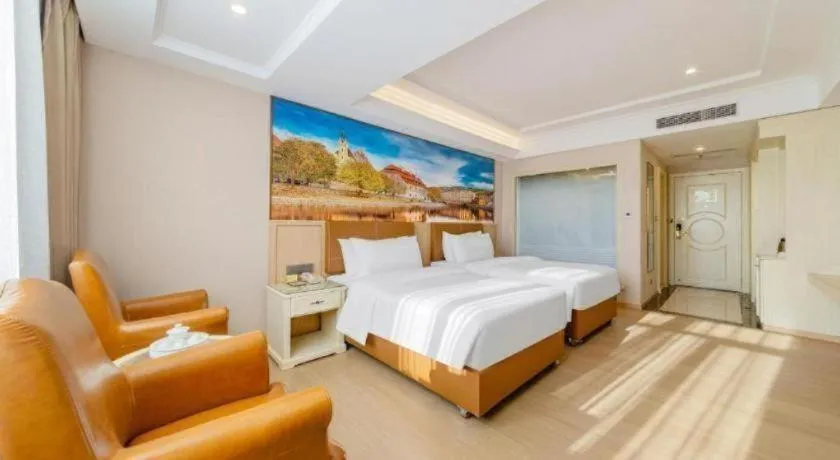 Bed in Vienna Hotel Guangdong Shantou South Bus Station