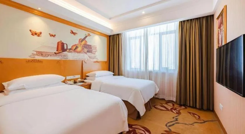 Bed in Vienna Hotel Guangdong Shantou South Bus Station