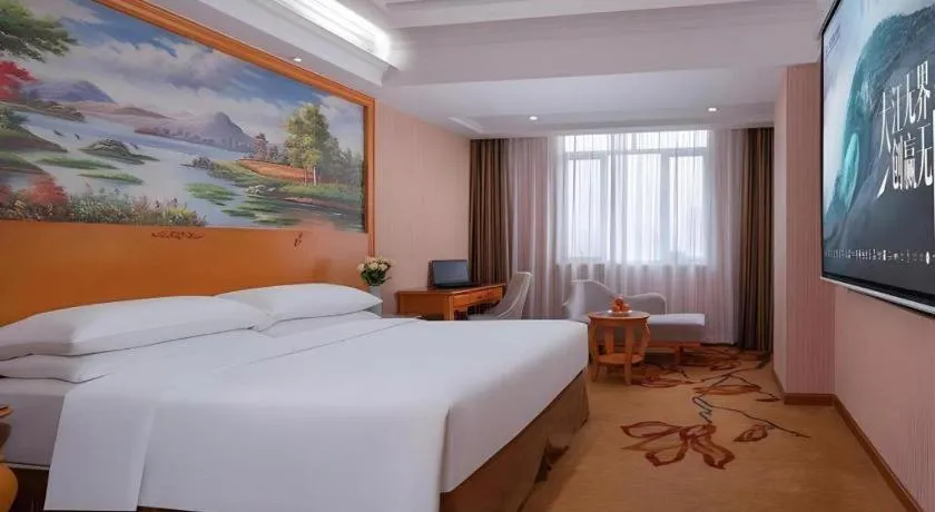 Bed in Vienna Hotel Guangdong Shantou South Bus Station