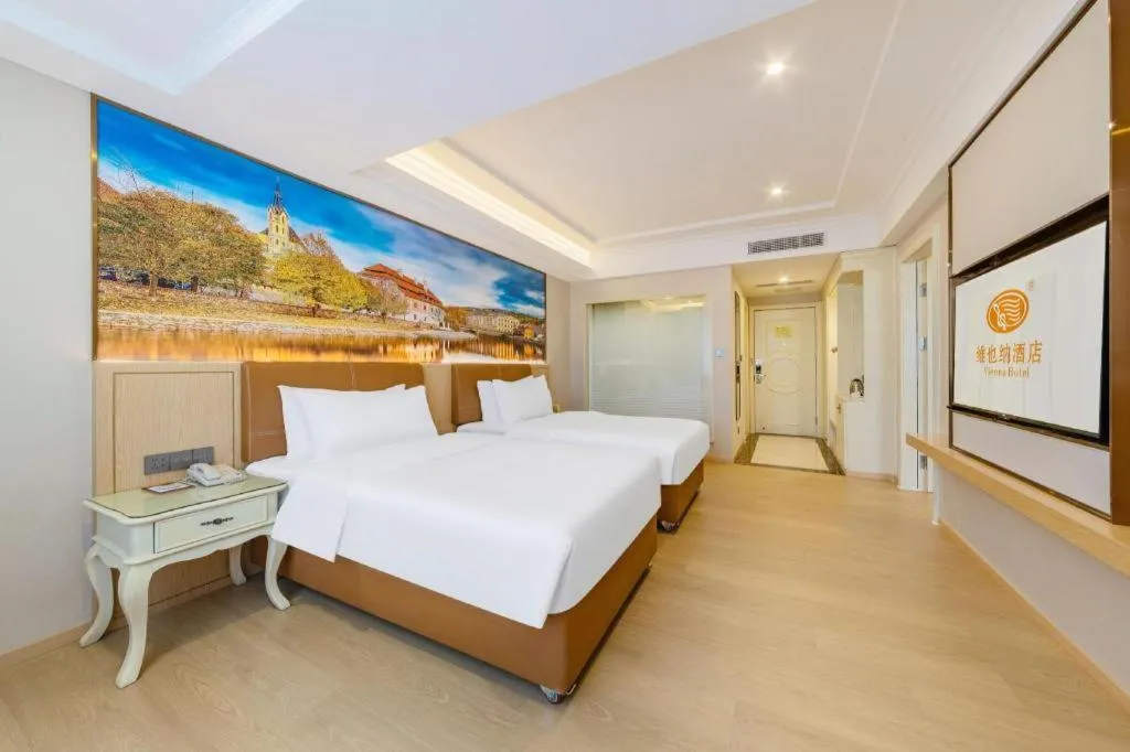 Bed in Vienna Hotel Guangdong Shantou South Bus Station