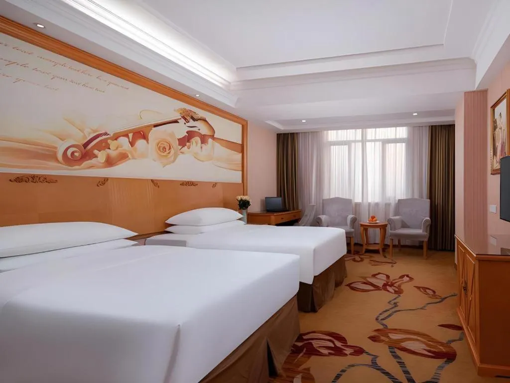 Bed in Vienna Hotel Guangdong Shantou South Bus Station