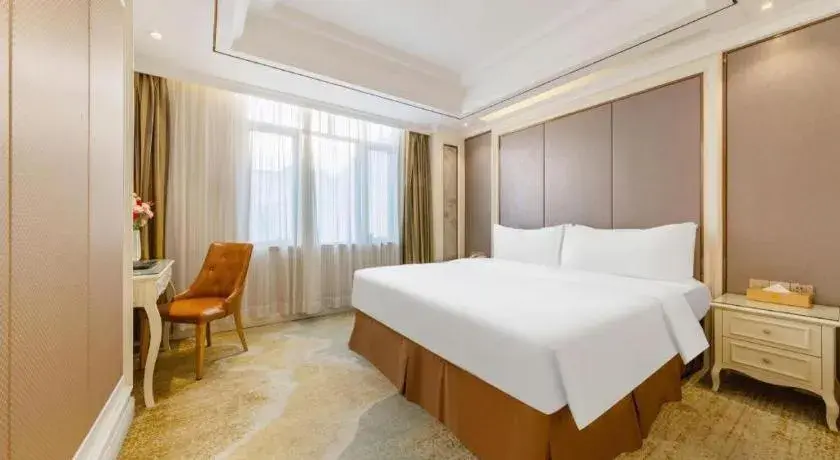 Bed in Vienna Hotel Guangdong Shantou South Bus Station Bed in Vienna Hotel Guangdong Shantou South Bus Station