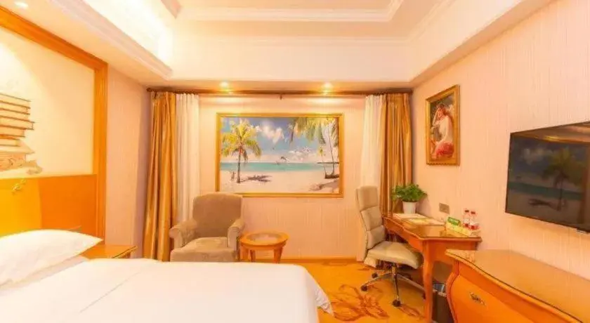 Bed in Vienna Hotel Shanghai Songjiang Market Miaoqian Street Bed in Vienna Hotel Shanghai Songjiang Market Miaoqian Street