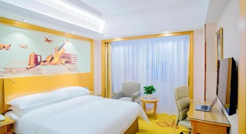 Bed in Vienna Hotel Shanghai Songjiang Market Miaoqian Street Bed in Vienna Hotel Shanghai Songjiang Market Miaoqian Street