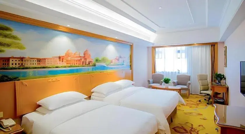 Bed in Vienna Hotel Shanghai Songjiang Market Miaoqian Street Bed in Vienna Hotel Shanghai Songjiang Market Miaoqian Street