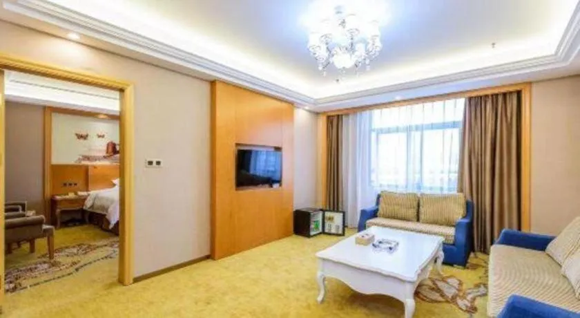 Bed in Vienna Hotel Nanning Anji Wanda 33rd Middle School Metro Station