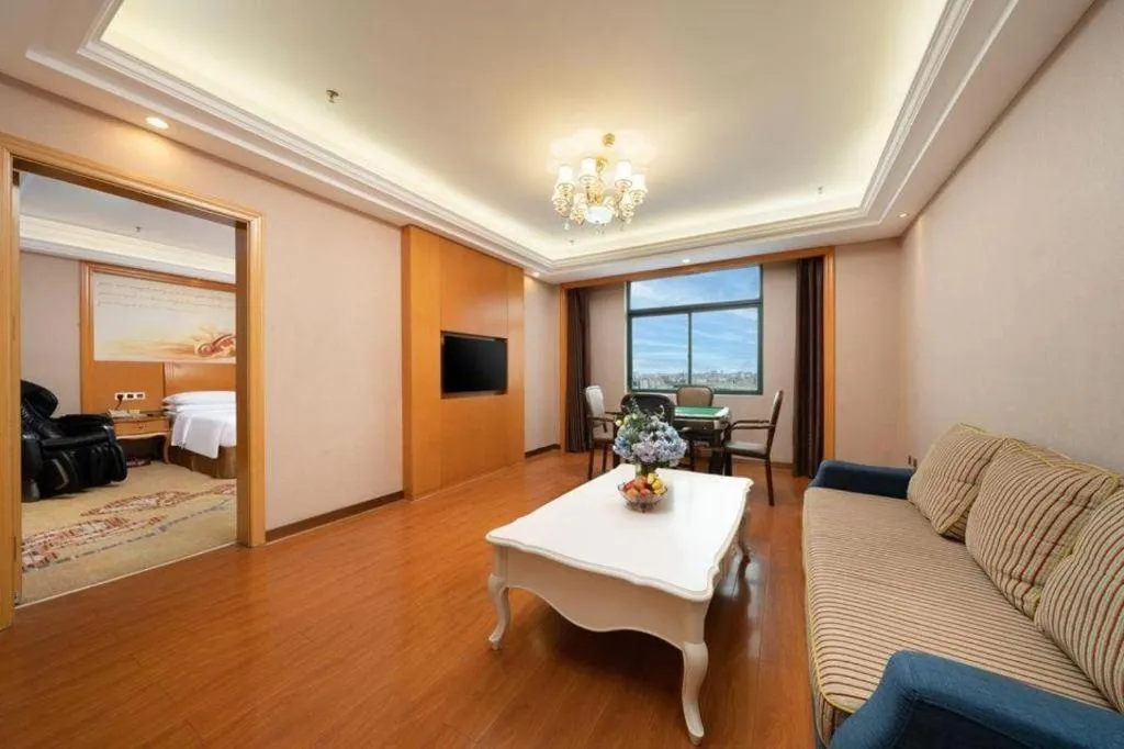 Bed in Vienna Hotel Nanning Anji Wanda 33rd Middle School Metro Station