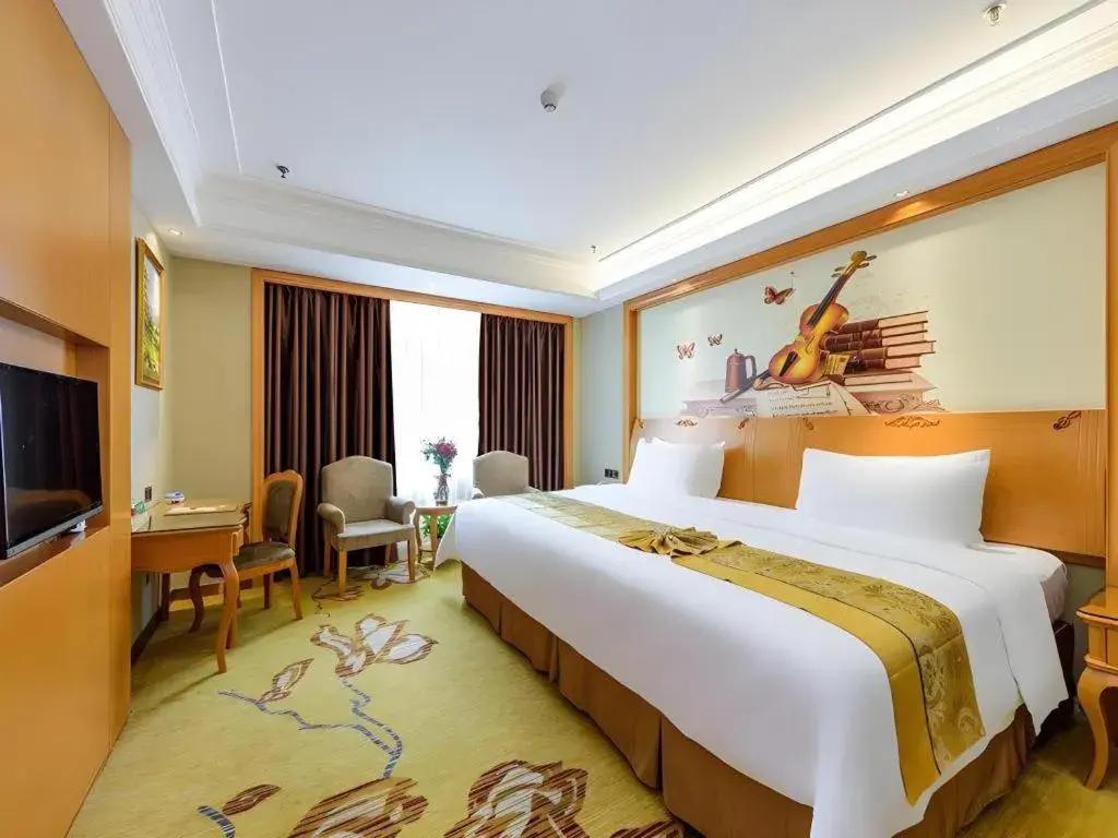 Bed in Vienna Hotel Nanning Anji Wanda 33rd Middle School Metro Station Bed in Vienna Hotel Nanning Anji Wanda 33rd Middle School Metro Station