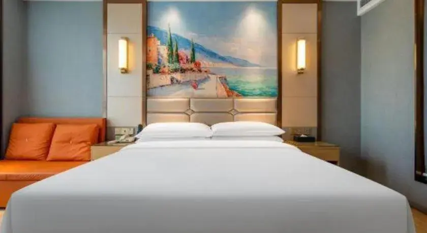 Bed in Vienna Hotel Wuhan Guobo Jiangang Metro Station Bed in Vienna Hotel Wuhan Guobo Jiangang Metro Station