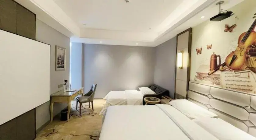 Bed in Vienna Hotel Wuhan Guobo Jiangang Metro Station Bed in Vienna Hotel Wuhan Guobo Jiangang Metro Station