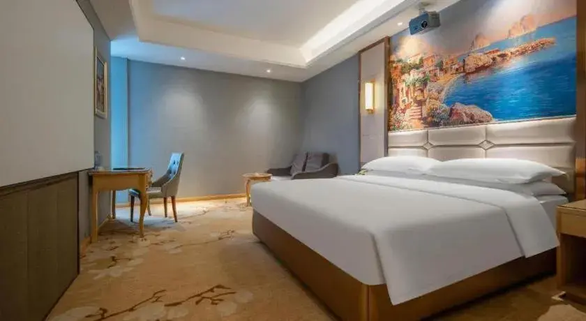 Bed in Vienna Hotel Wuhan Guobo Jiangang Metro Station Bed in Vienna Hotel Wuhan Guobo Jiangang Metro Station