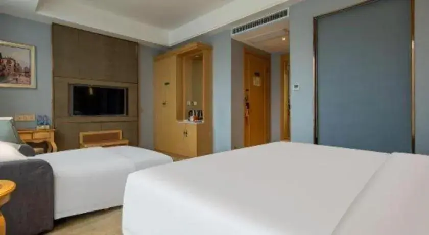 Bed in Vienna Hotel Wuhan Guobo Jiangang Metro Station Bed in Vienna Hotel Wuhan Guobo Jiangang Metro Station