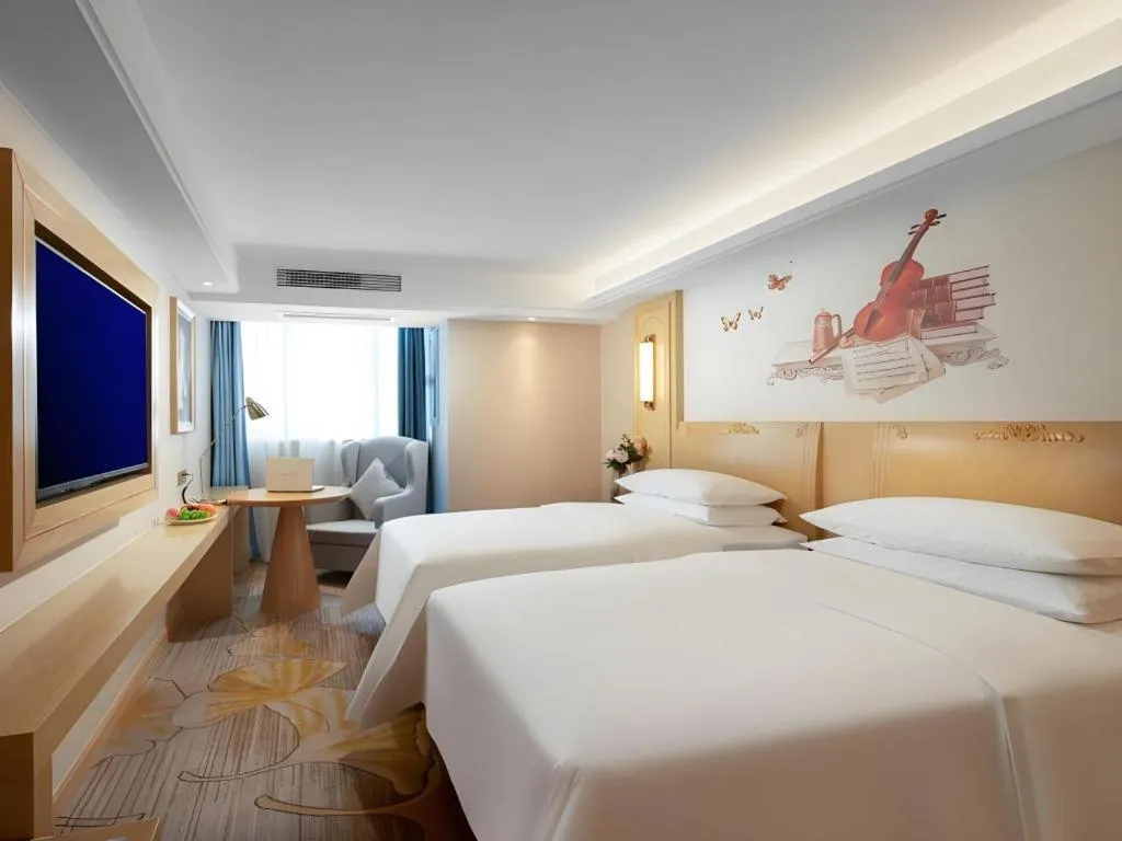 Bed in Vienna Hotel Chongqing Lijiatuo Pedestrian Street