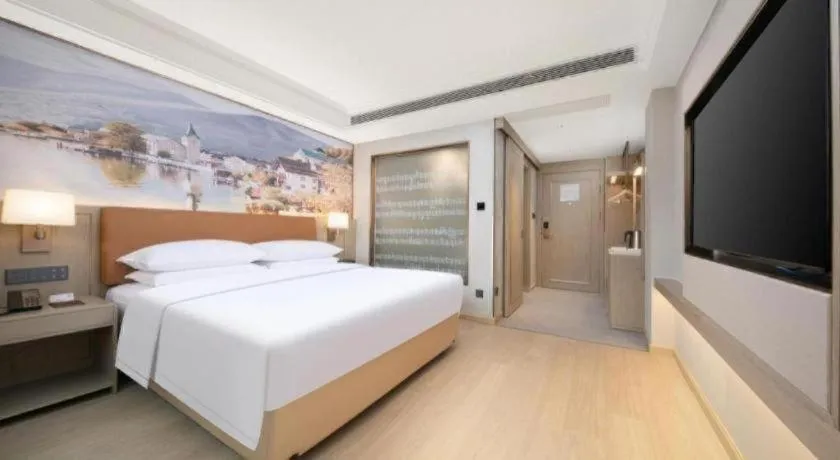 Bed in Vienna Hotel Hubei Jinzhou Changjiang University