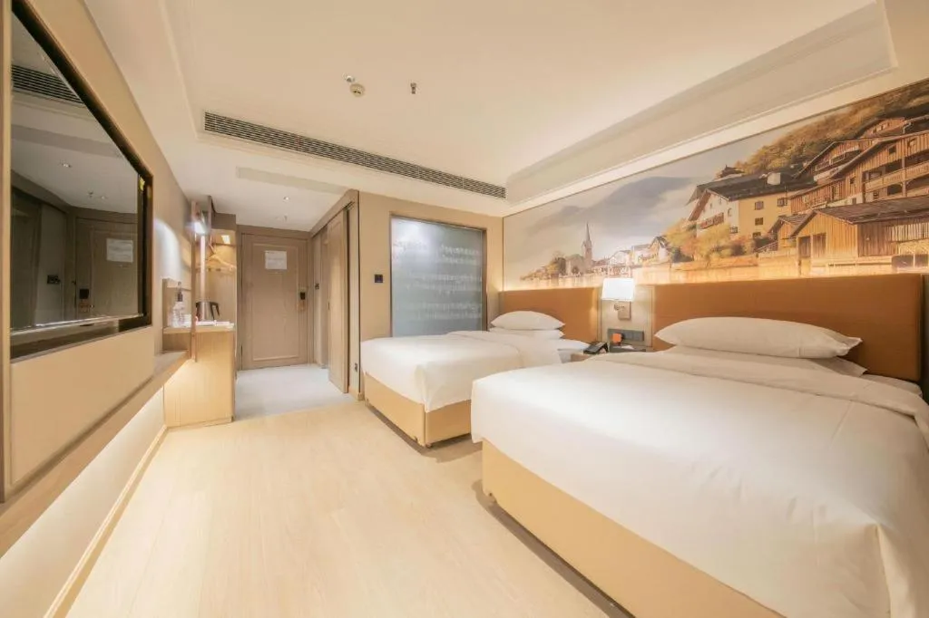 Bed in Vienna Hotel Hubei Jinzhou Changjiang University