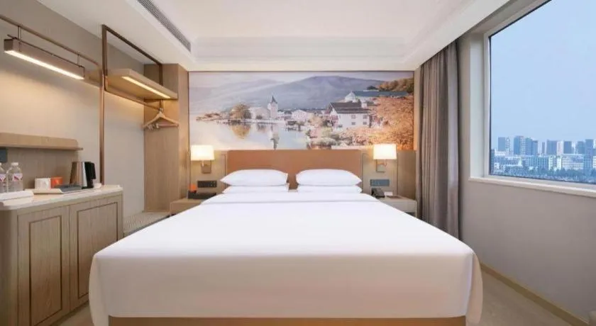 Bed in Vienna Hotel Hubei Jinzhou Changjiang University