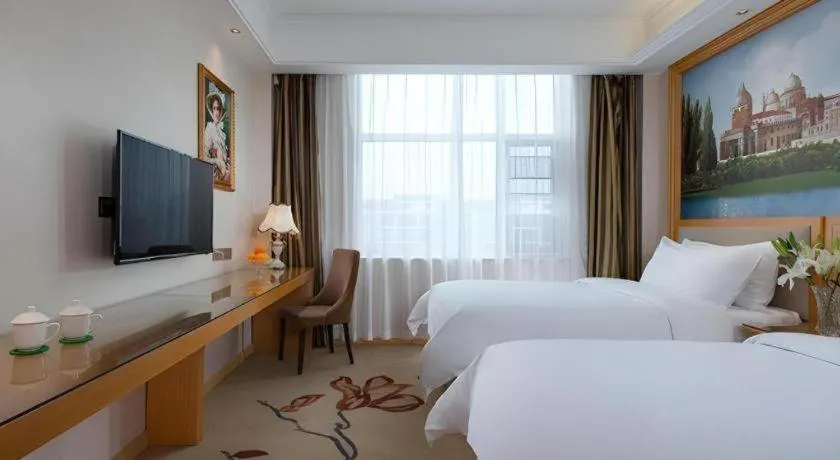 Bed in Vienna Hotel Hubei Jinzhou Changjiang University