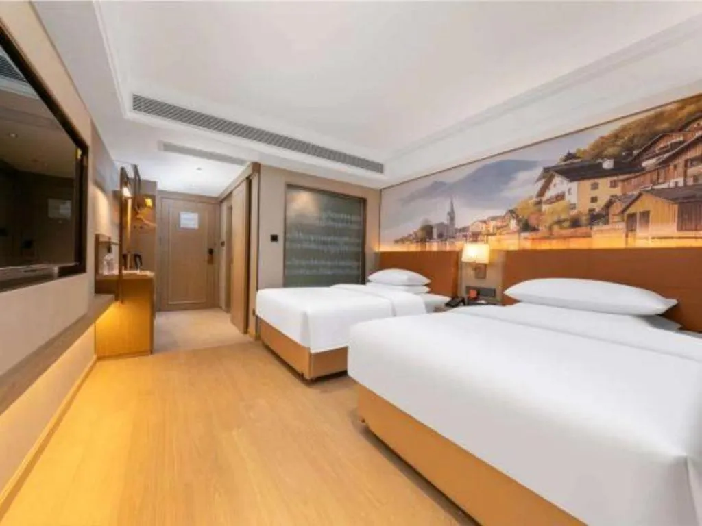 Bed in Vienna Hotel Hubei Jinzhou Changjiang University