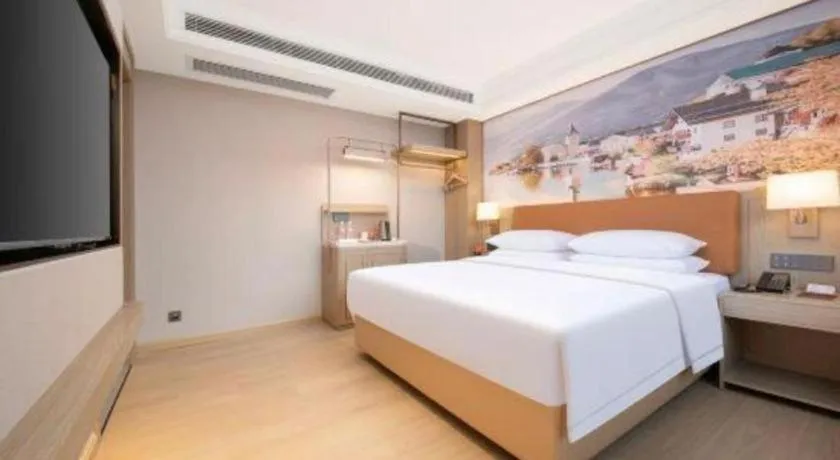 Bed in Vienna Hotel Hubei Jinzhou Changjiang University