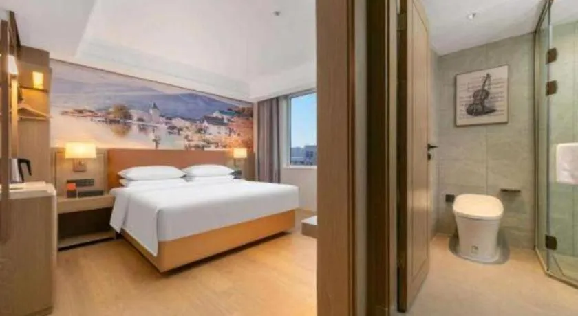 Bed in Vienna Hotel Hubei Jinzhou Changjiang University