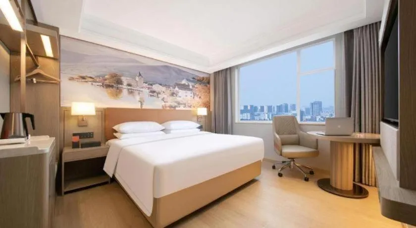Bed in Vienna Hotel Hubei Jinzhou Changjiang University