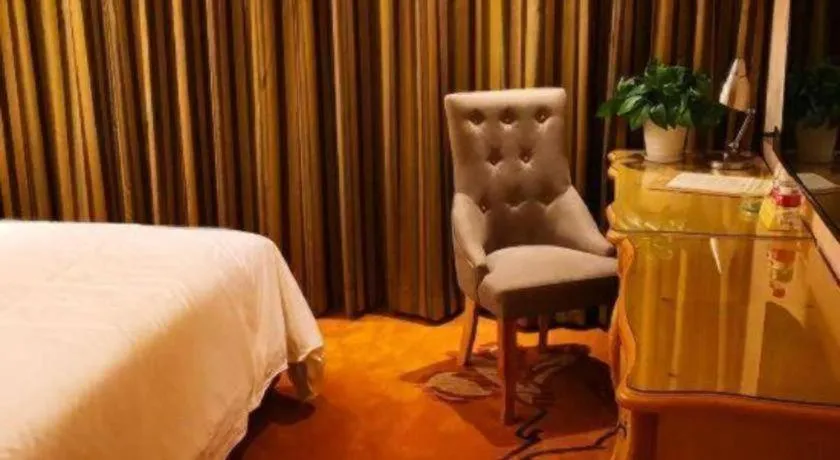 Bed in Vienna Hotel Anhui Jixi High-Speed Railway Station