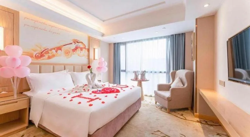 Bed in Vienna Hotel Chongqing Fengdu