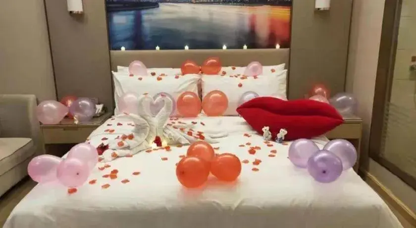 Bed in Vienna Hotel Chongqing Fengdu Bed in Vienna Hotel Chongqing Fengdu