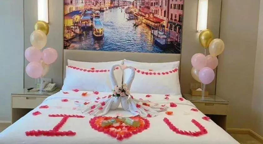 Bed in Vienna Hotel Chongqing Fengdu Bed in Vienna Hotel Chongqing Fengdu